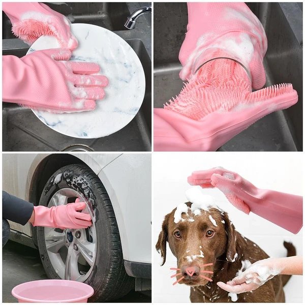 Magische Silikonreinigungs-Handschuhe (im Paar)