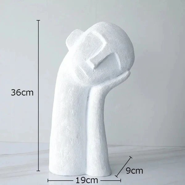 Abstrakte Ruhende Figuren Skulptur