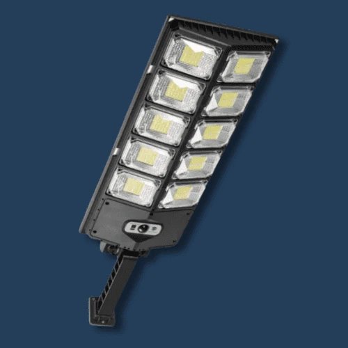 PowerBright Solar Außenlampe 3000W – Wand- oder Pfostenmontage IP65