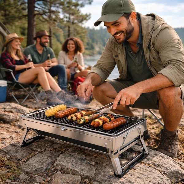 Grill pliable compact für unterwegs Hover Image
