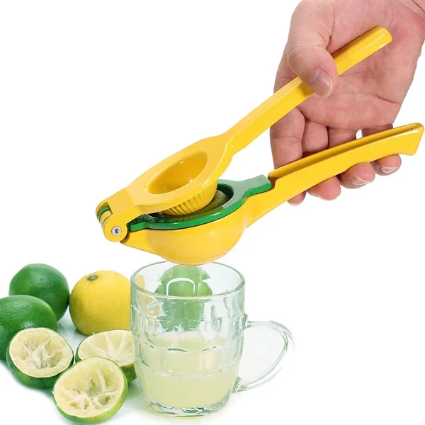 2-in-1 Aluminium Zitrone Limette Presse und Handmanuel Zitrus Entsafter