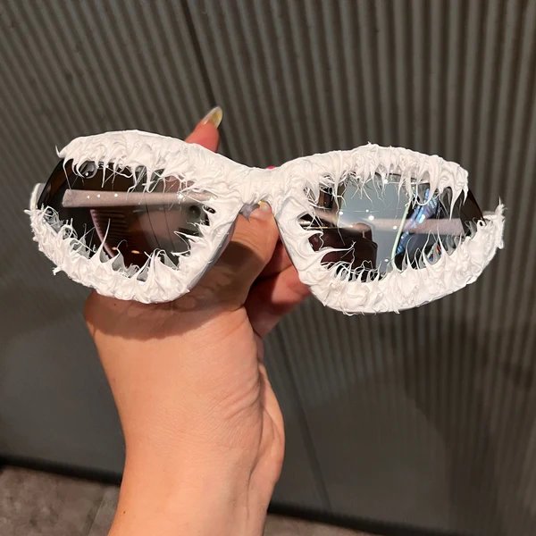 Damen avantgardistische Sonnenbrille
