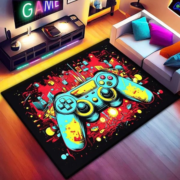 Gaming-Controller-Themenbereichsteppich Hover Image