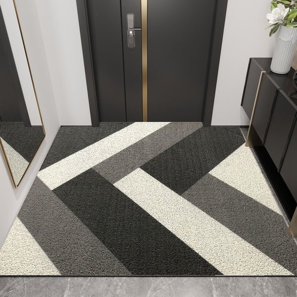 Geometrisch gemusterter Teppich