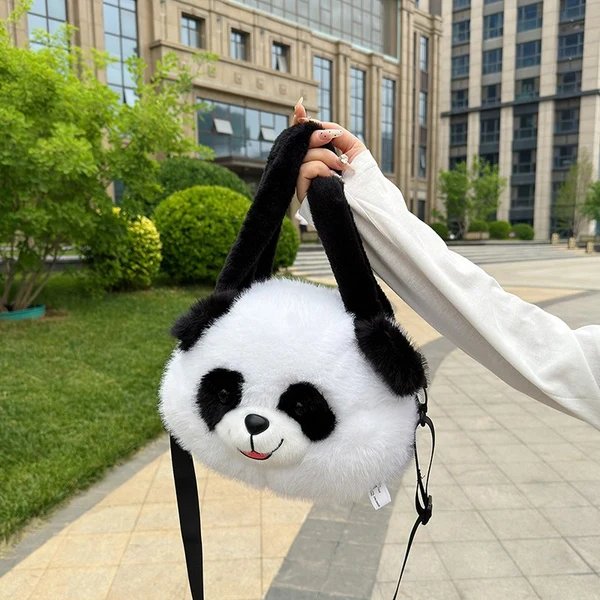 Plüsch Panda Handtasche