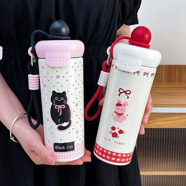 Damen Kreative Wasserflasche mit Tiermotiv