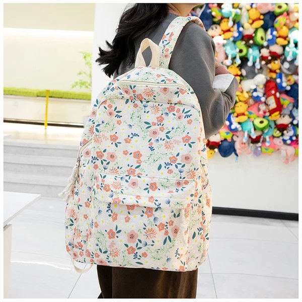 Blütenmuster Rucksack