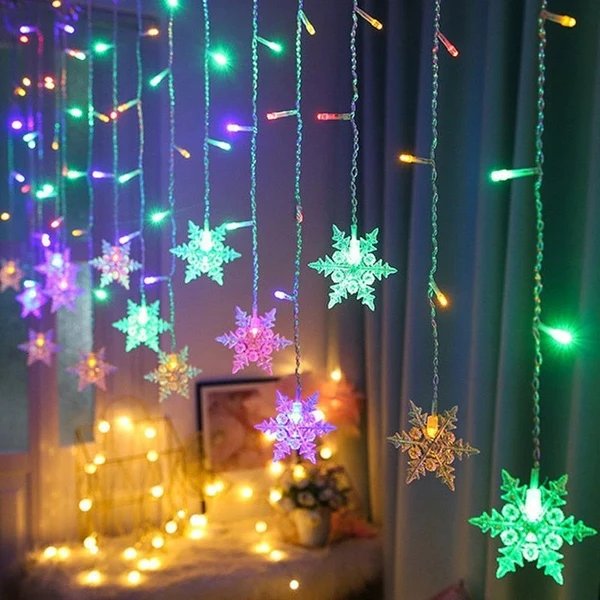 LED Fairy Schneeflockenlichter