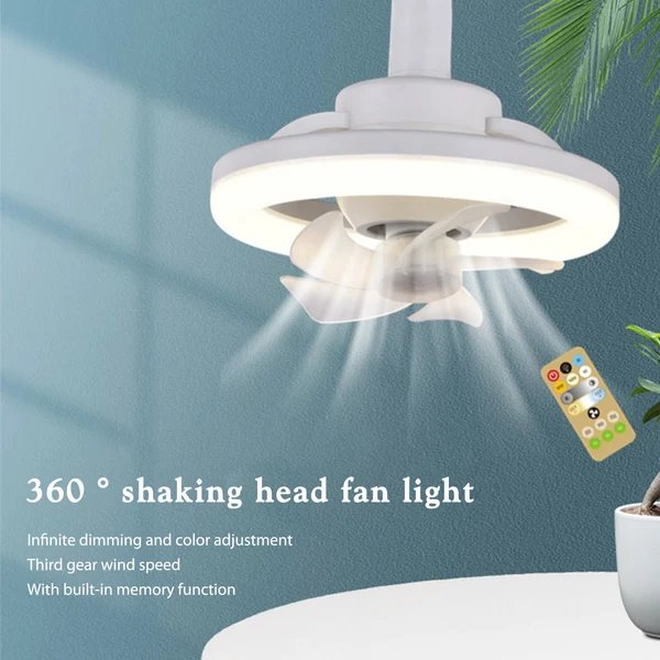 Einzigartiger 360° Deckenventilator - Inklusive kostenloser Fernbedienung