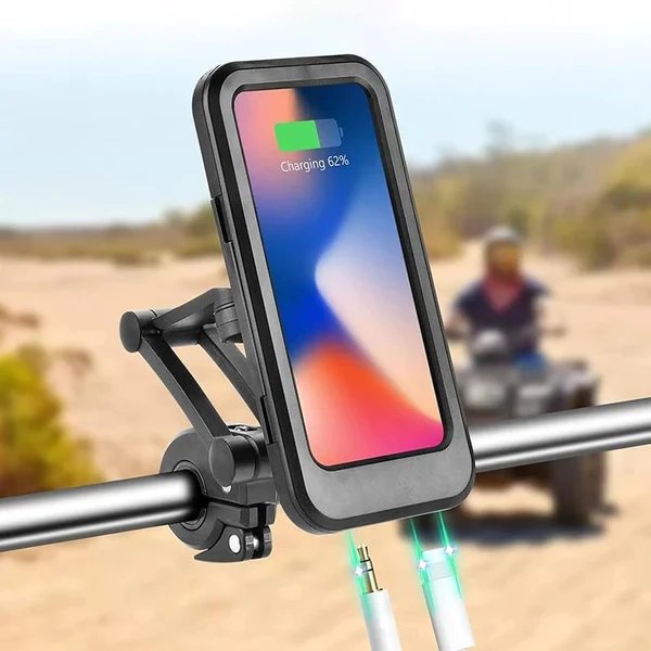 15W Powerbank-Wasserdichte Halterung für den Fahrradlenker Hover Image
