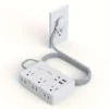Smart Home-Steckdosenleiste mit USB-Schnellladefunktion | US-Stecker AC-Steckdose mit gewebtem Verlängerungskabel und Netzfilter