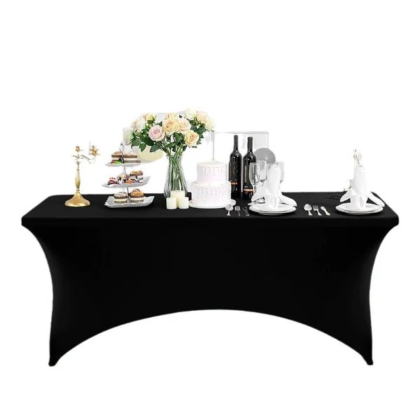 Unisex Tischdecke mit elastischem Bezug und pflegeleichter Oberfläche