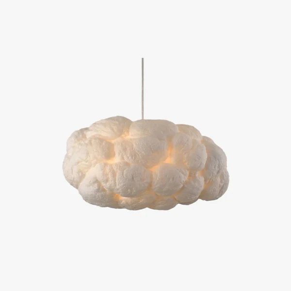 Designer Cloud LED Pendelleuchte Weiß PVC/Baumwolle - Nimbus Hover Image