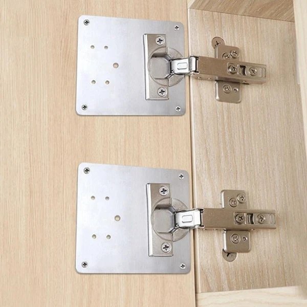 HingeSaver Edelstahl Schrank Scharnier Reparaturset