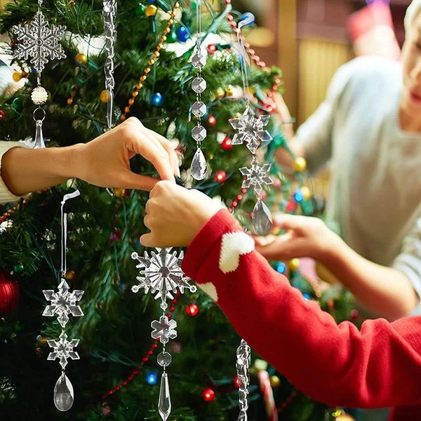 Kristall Weihnachtsschneeflockendekoration