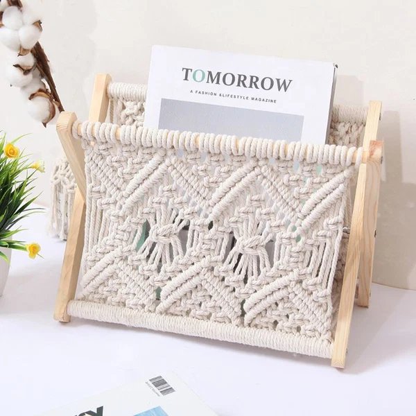 Nordic Cotton Faltbarer Zeitschriftenhalter