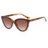 Damen modische Cat-Eye Sonnenbrille mit gradienten Gläsern