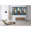 Festive African Woman Print - Leinwand Wandkunst Malerei