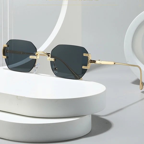 Damen modische Sonnenbrille im eleganten geometrischen Stil