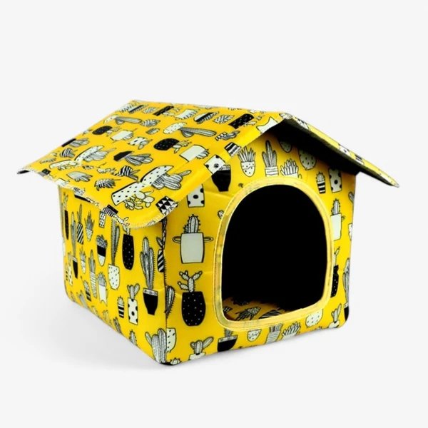 Wetterfeste Tierhaus "CozyNest" für Katzen und kleine Hunde