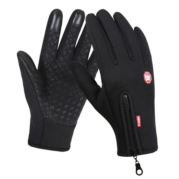 Winterhandschuhe für Radfahren & Skifahren | Schwarz