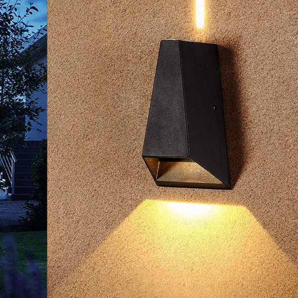 Outdoor Moderne Säulen-Geometrie LED Wasserfeste Wandleuchte Lampe