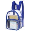 Unisex durchsichtiger Rucksack mit mehreren Fächern