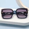 Damen moderne quadratische Sonnenbrille mit elegantem Design