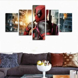 Set mit 5 Deadpool-Film-Leinwänden Hover Image