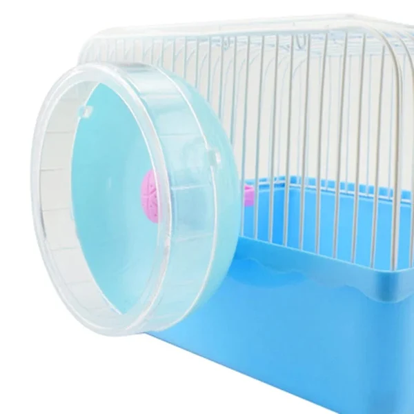 1 Stück 11 cm Hamster Rad Kleintier Lauf Scheibe Spielzeug Süßes Plastik Jogging Trainingsrad Haustier Käfig Zubehör Hover Image