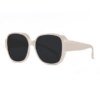 Damen Quadratische Sonnenbrille mit breitem Rahmen und UV-Schutz