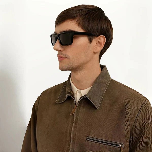Damen Designer-Sonnenbrille im modernen quadratischen Stil