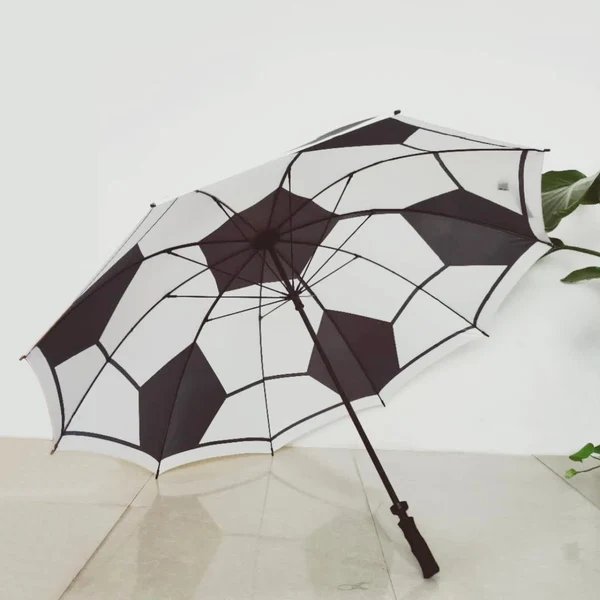 Damen Fußballgartenregenschirm