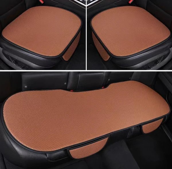 BreezeComfort Autositzbezug Set – Atmungsaktive Eis-Seitenautositzauflage mit Massageeffekt Hover Image