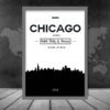 Chicago Stadtbild-Druck