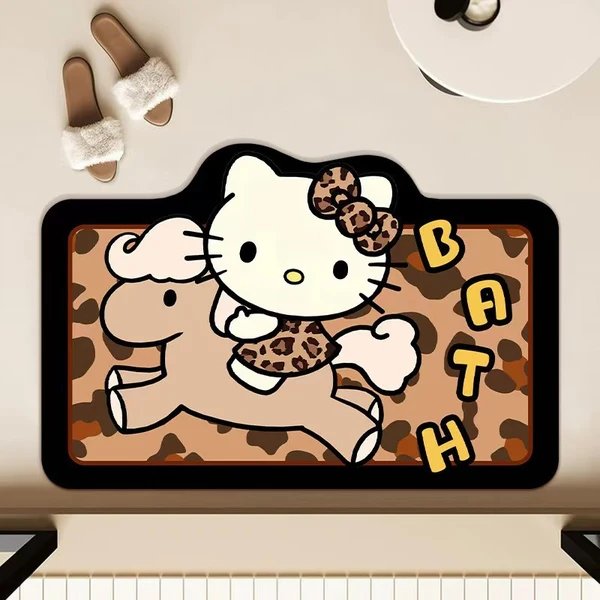 Hello Kitty-Themen-Badematte