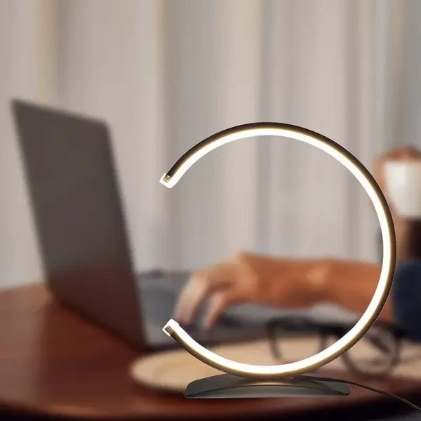 Moderne LED-Dimmlampe mit Touch-Steuerung – Schreibtischlampe im minimalistischen Design, energiesparend und stufenlos dimmbar