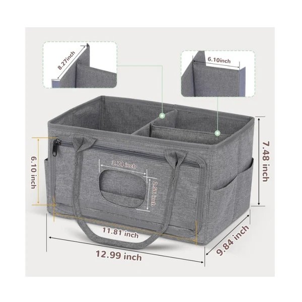 Wickel-Organizer-Tasche mit Praktischen Fächern Hover Image