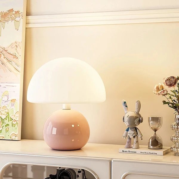 Moderne Nachttischlampe mit sanftem, warmweißem Licht - Stilvolle Beleuchtung für Schlafzimmer & Wohnzimmer