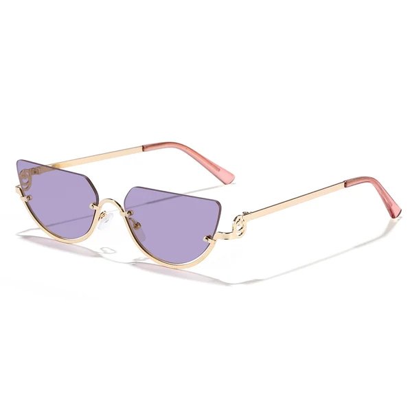 Damen Design-Sonnenbrille mit innovativem Cat-Eye-Rahmen