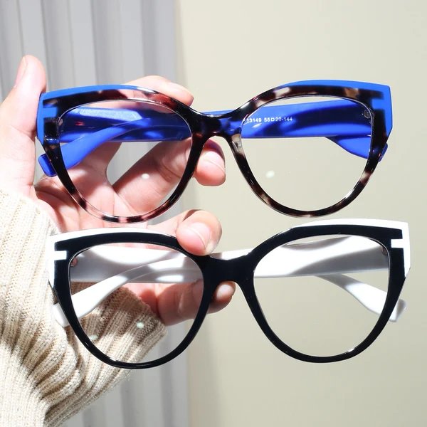 Damen Cat-Eye Sonnenbrille mit extravagantem Rahmen und UV-Schutz