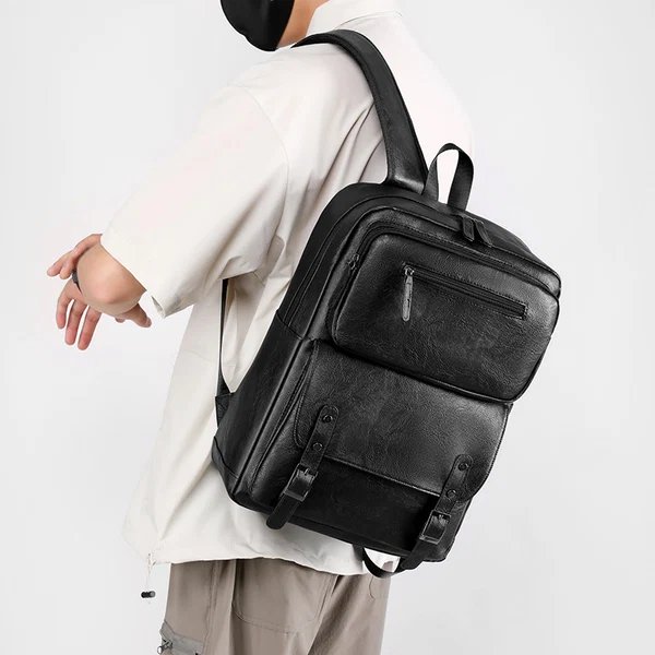 Stylischer Leder-Rucksack