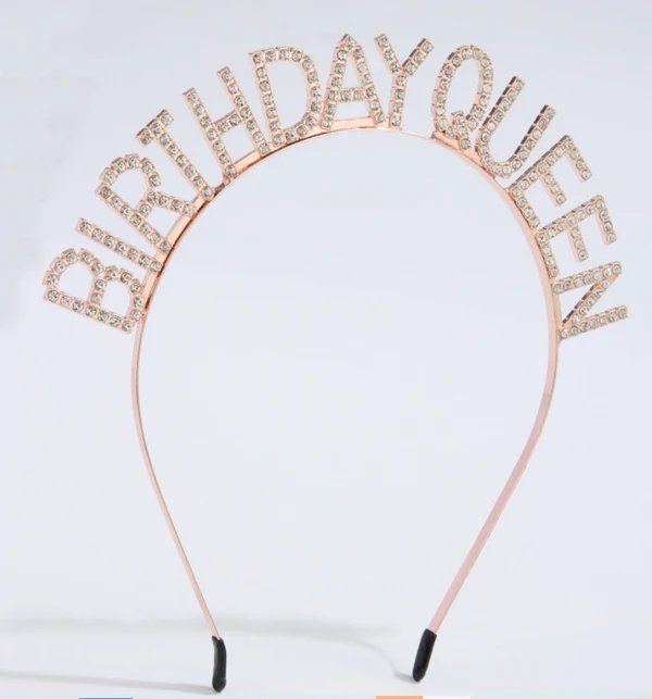 Damen Haarschmuck mit funkelndem Schriftzug