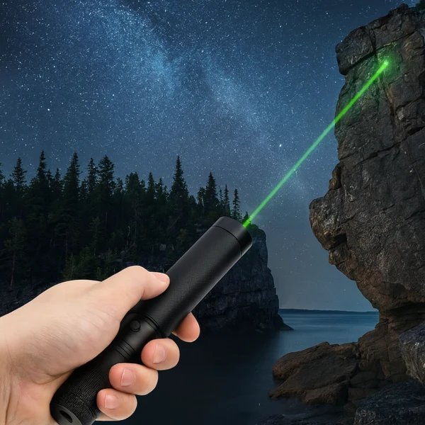 Wiederaufladbare Hochleistungs-Laserpointer-Taschenlampe