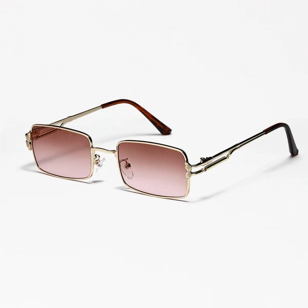 Damen stilvolle Sonnenbrille mit angesagtem rechteckigen Rahmen