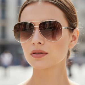 Aviator-Sonnenbrille UV400 mit Entspiegelung Hover Image