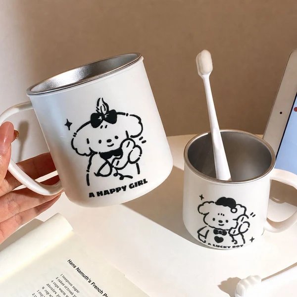 Keramiktasse mit Charmantem Cartoon-Design