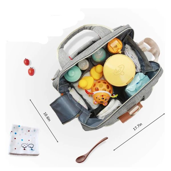 Damen Wickeltasche mit integriertem Wickelunterlage Hover Image