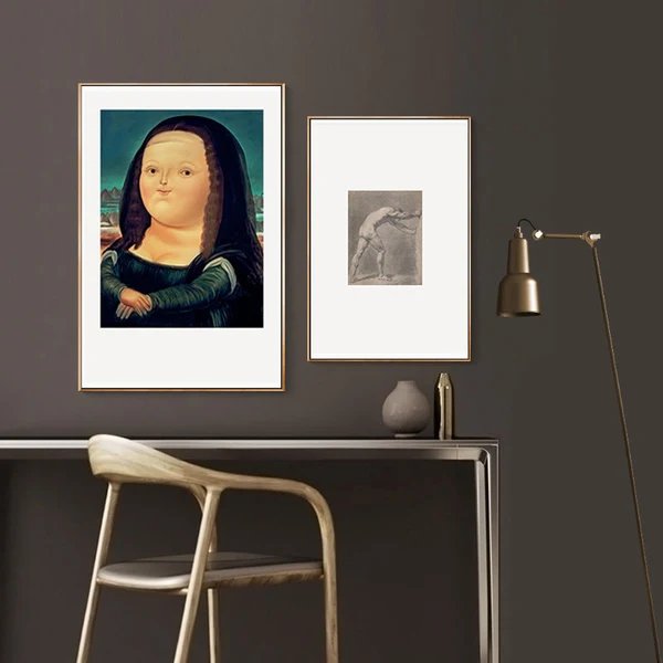 Renaissance-Figur aus Europa – Leinwandbild