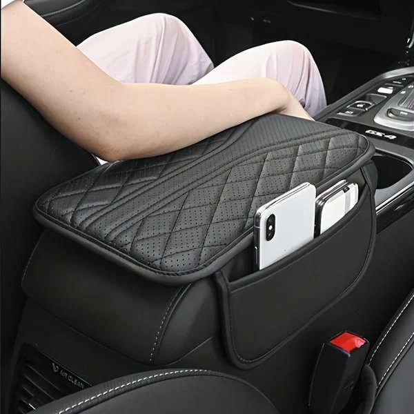 Auto Armlehnen-Organizer PU-Leder mit Tasche Hover Image
